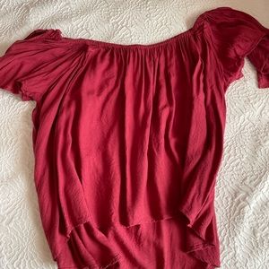 Over the shoulder top